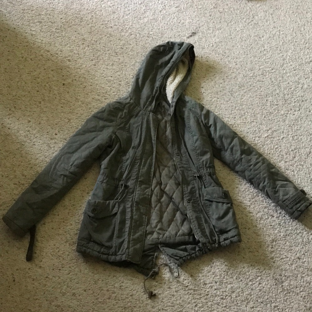 Army green jacket